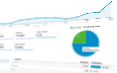 Abstract visualization of data analytics with graphs and charts showing dynamic growth.