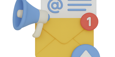 ai generated, email marketing, communication, megaphone, email, notification, online, promotion, advertising, internet, business, technology, inbox, send, receive, campaign, notification icon, cutout