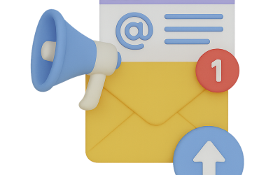 ai generated, email marketing, communication, megaphone, email, notification, online, promotion, advertising, internet, business, technology, inbox, send, receive, campaign, notification icon, cutout